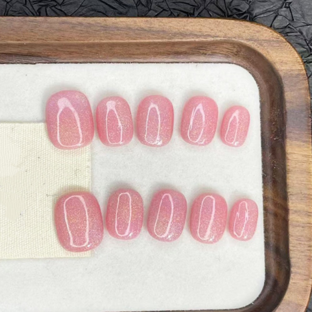 10枚入りウェアラブルサマーハンドメイドプレスオンネイルセッ - Nail Art Emerald のレビューと価格