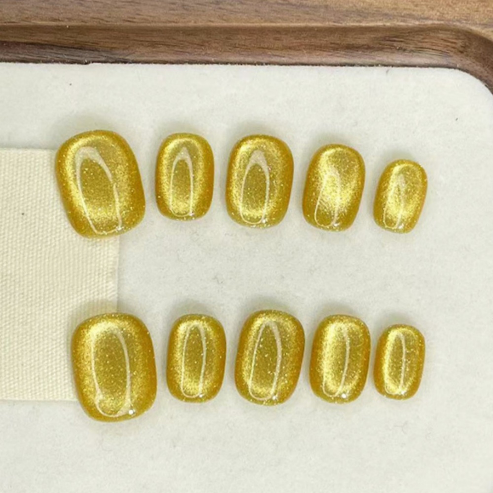 10枚入りウェアラブルサマーハンドメイドプレスオンネイルセッ - Nail Art Emerald のレビューと価格