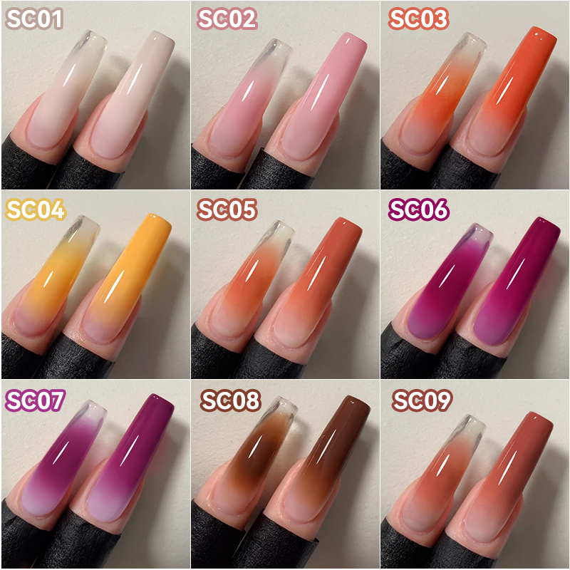 UR SUGAR 9色グラデーションペイントジェルネイルアー - Nail Art Gothic のレビューと価格