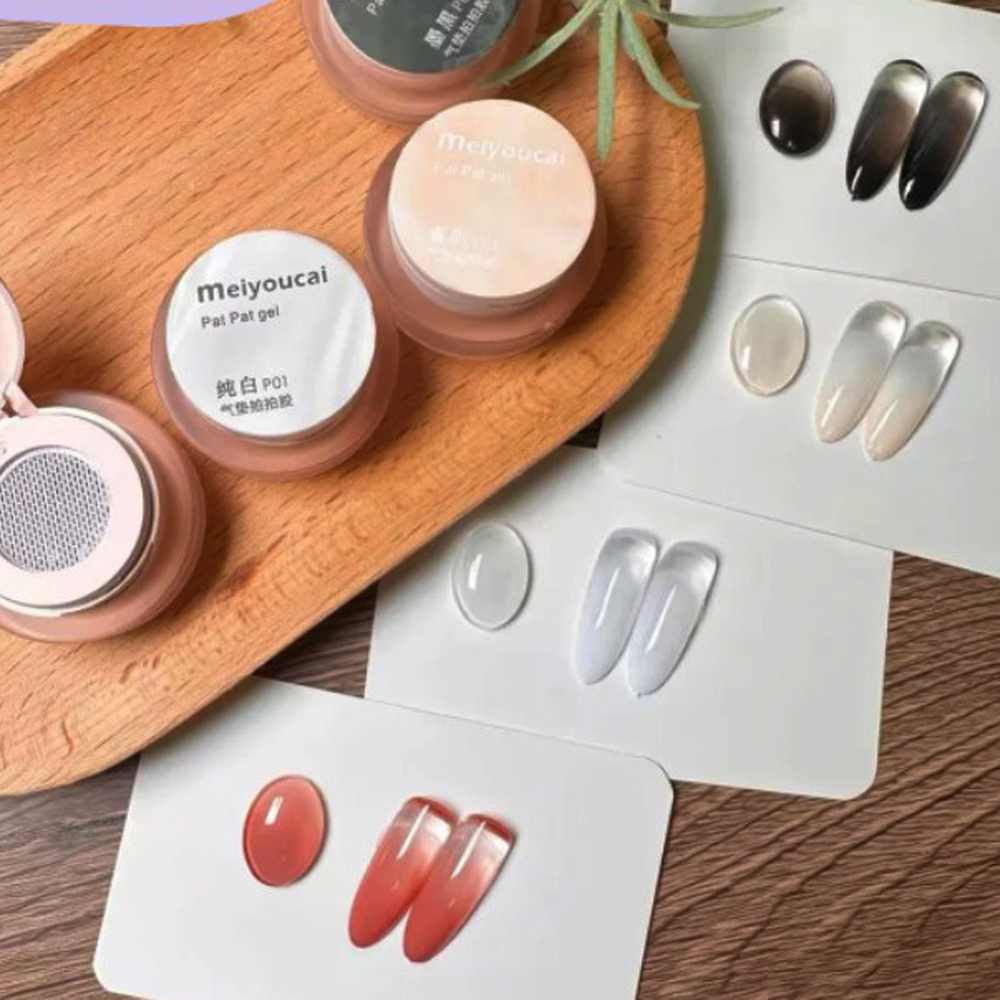 1/2ジャー スモーキーオンブレ ブラックホワイト クッショ - Nail Art Ombre Pink のレビューと価格