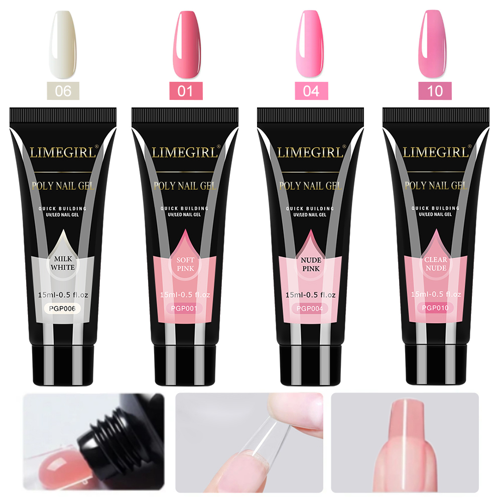 LIMEGIRL 8mlジェルネイルポリッシュキット、UVネ - Gel Top Coat のレビューと価格