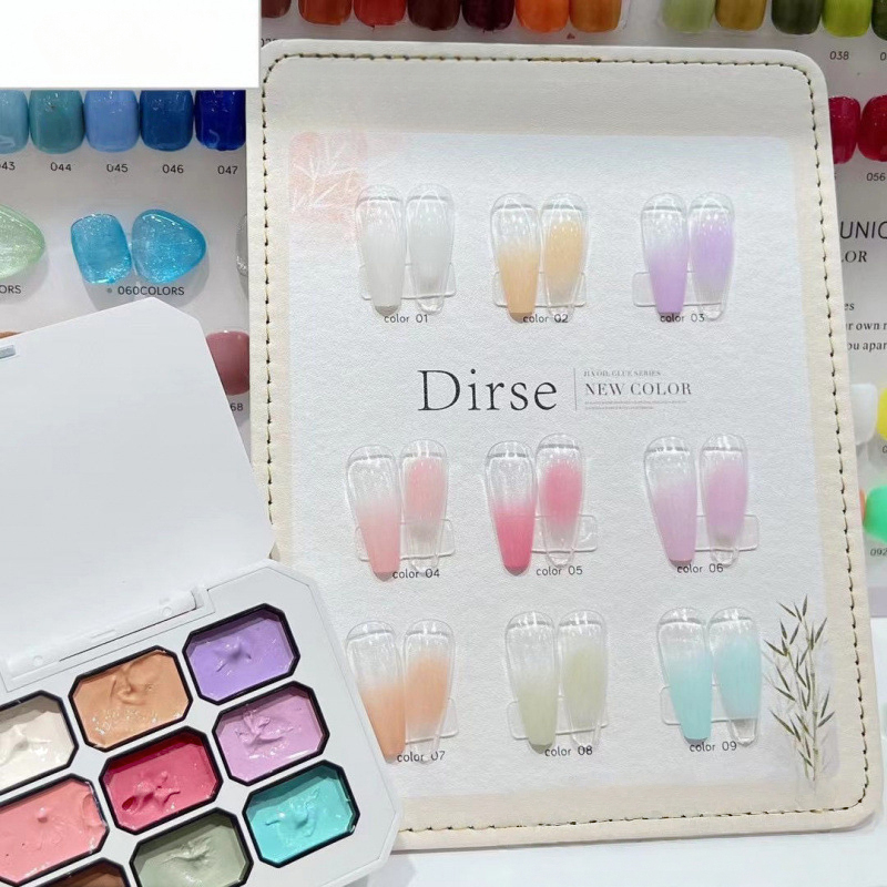 4/6/12グリッド長持ちヌードパッティングジェルポリッシュ - Nail Art Emerald のレビューと価格