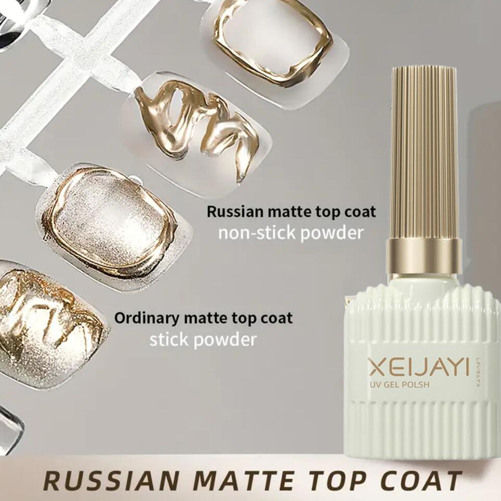 15ml ロシア製マットベース＆トップコートジェルポリッシュ - Gel Top Coat のレビューと価格