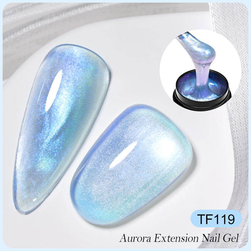 6 ピース/セットオーロラエクステンションネイルジェルポリッ - Nail Art Ombre Pink のレビューと価格