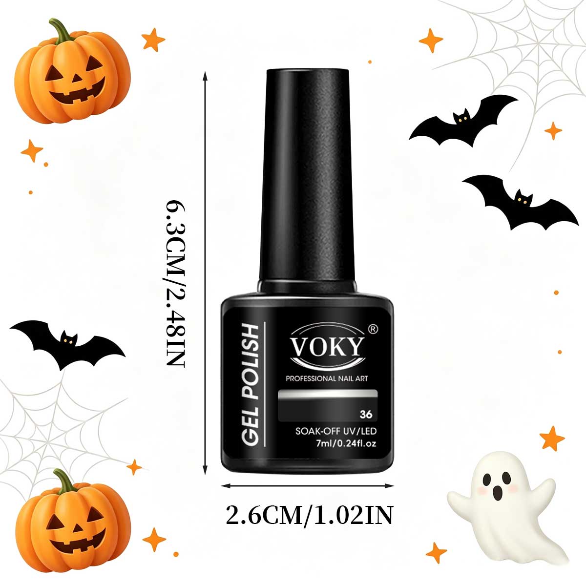 オリーブグリーン、オレンジ、バーガンディ、ブラックのハロウィ - Nail Art Gothic のレビューと価格