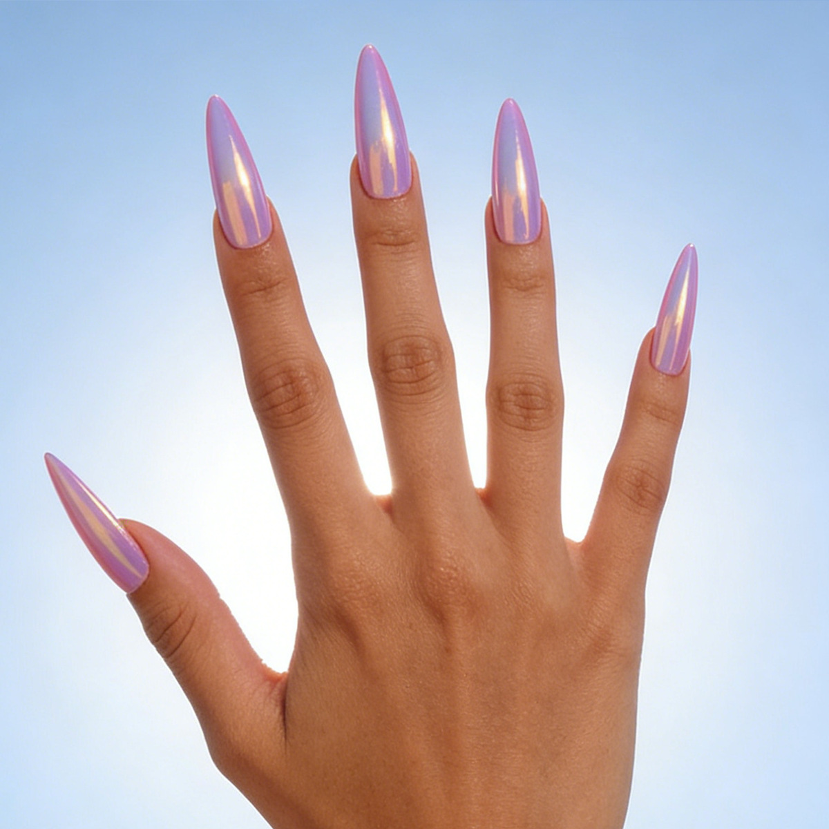 24 個フレンチアーモンドフェイクネイルグリーンエッジのウェ - Nail Art Red Cherry のレビューと価格