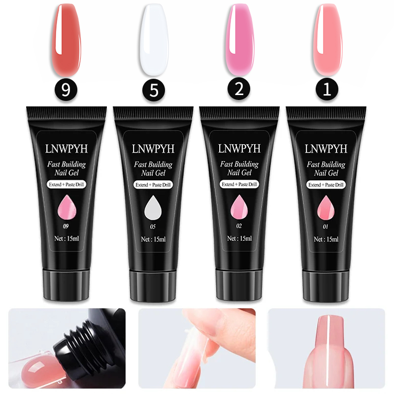 ネイルジェルポリッシュキット LED ネイルランプ付き半永久 - Gel Top Coat のレビューと価格