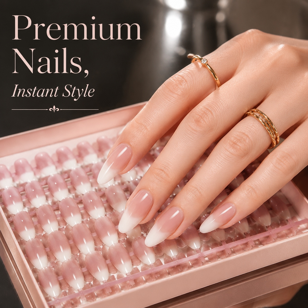 150枚入り インススタイル フレンチグラデーション アーモ - Nail Art Ombre Pink のレビューと価格