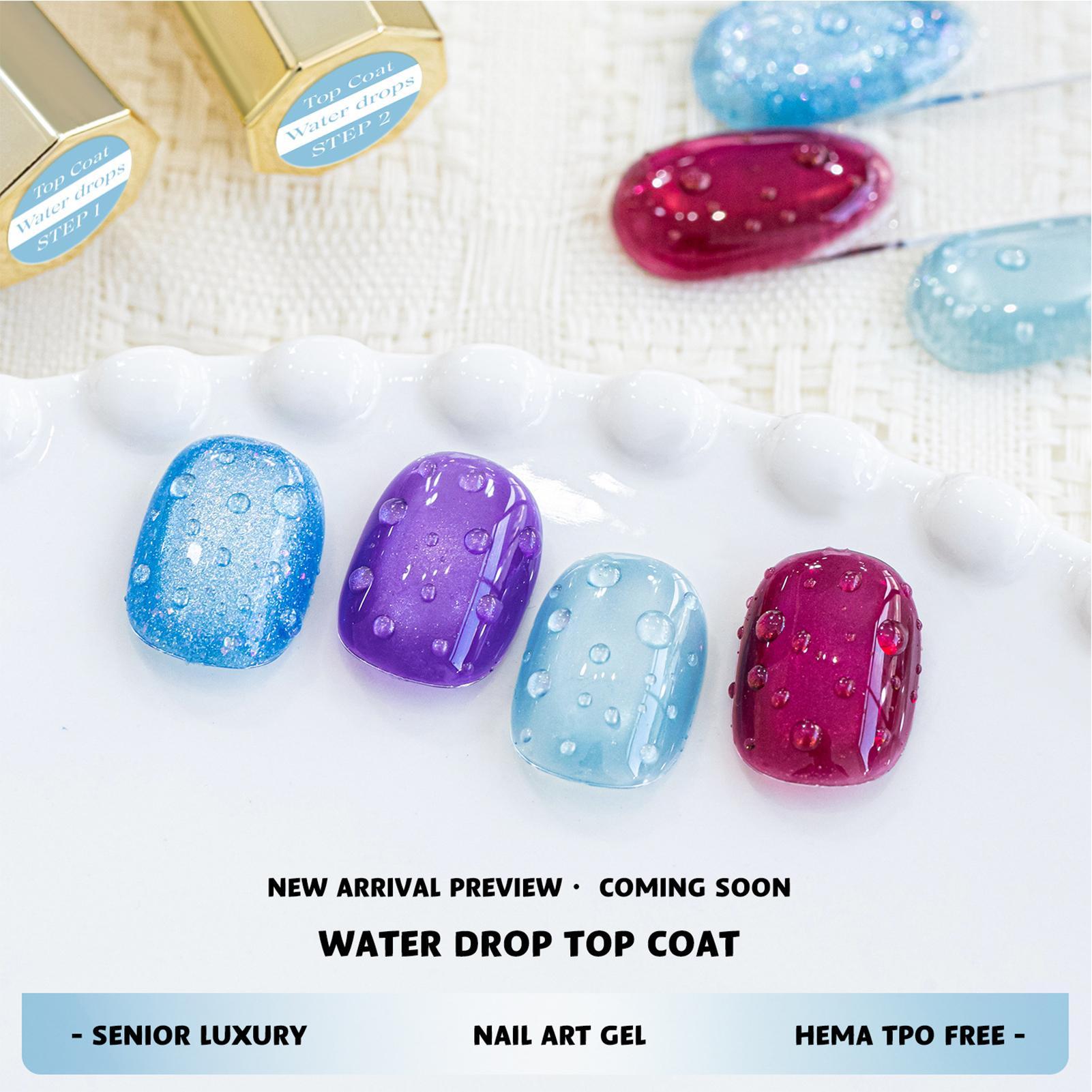 ウォータードロップトップコートジェルネイルポリッシュ15ml - Gel Top Coat のレビューと価格