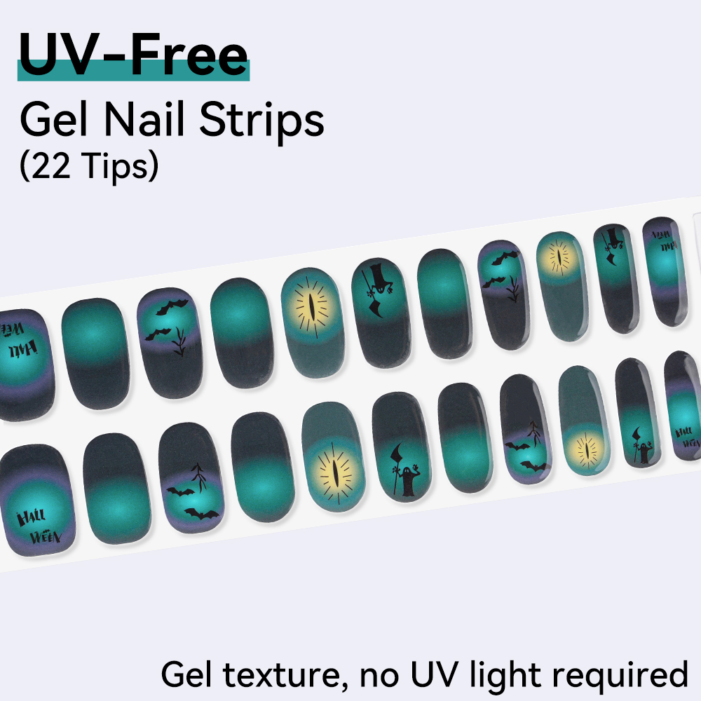 UVフリー ジェルネイルシール 22枚入り プレスオンジェル - Nail Art Ombre Pink のレビューと価格