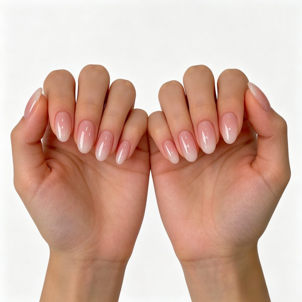 24枚入り シンプルなオンブレスプリングネイル 甘くてクール - Nail Art Ombre Pink のレビューと価格