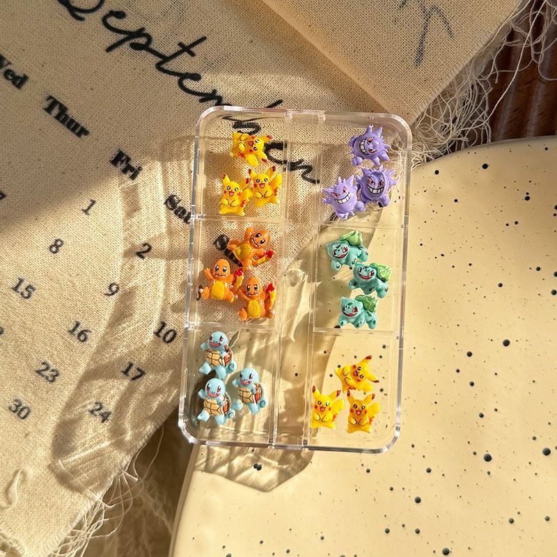 ポケモンネイルアートアクセサリー、かわいいミニ3Dゼニガメと - Nail Art Emerald のレビューと価格