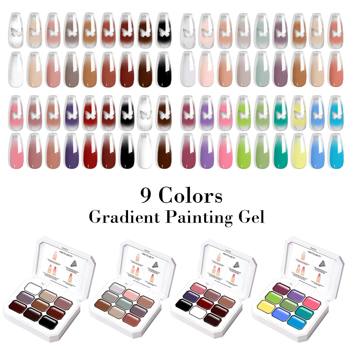9グリッドスタンプ＆トランスファージェルポリッシュ – グラ - Gel Top Coat のレビューと価格