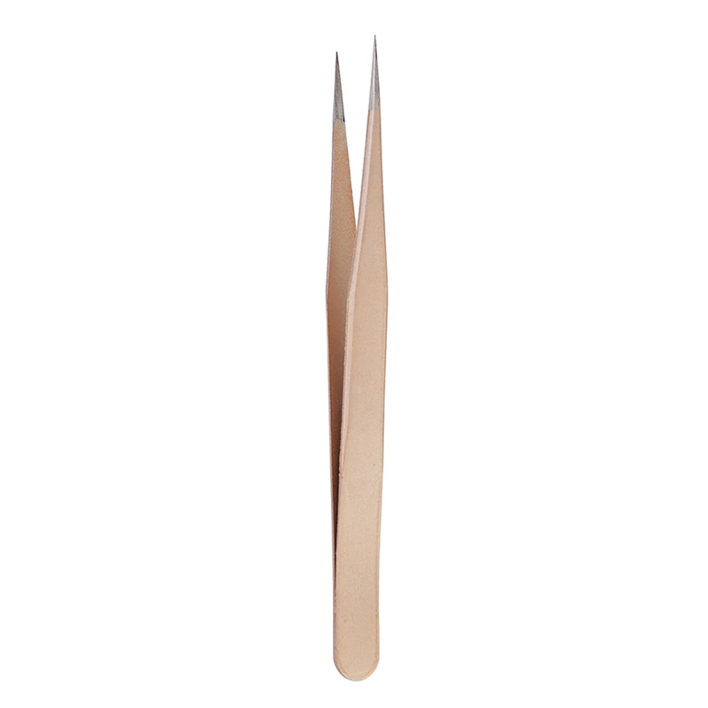 1個入りストレートピンセット シャンパンローズゴールド ネイ - Nail Art Rose Gold のレビューと価格