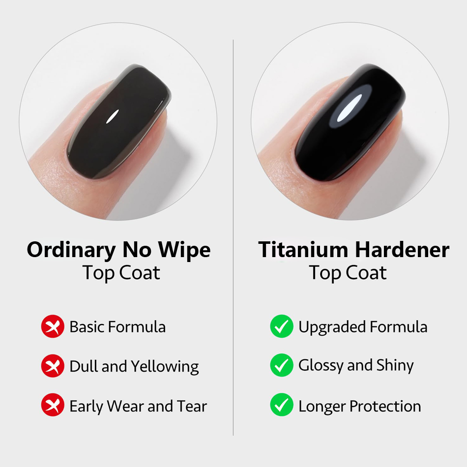 Chunshu-マニキュア,UVジェル,超光沢,プロ用,15 - Gel Top Coat のレビューと価格