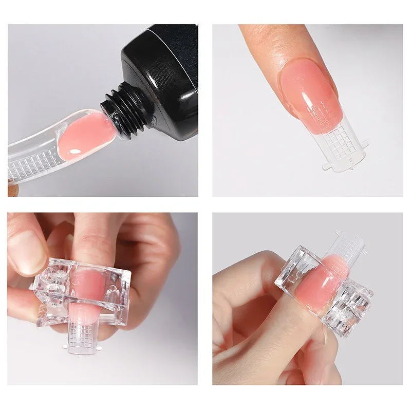 5 個クイックビルディングモールドネイルチップクリップデュア - Nail Extension Form のレビューと価格