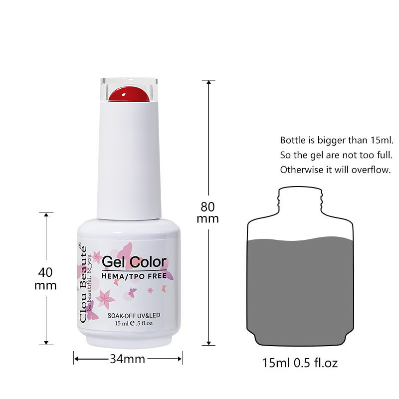 クルーボーテ クラシックレッド ジェルネイルポリッシュ チェ - Nail Art Red Cherry のレビューと価格