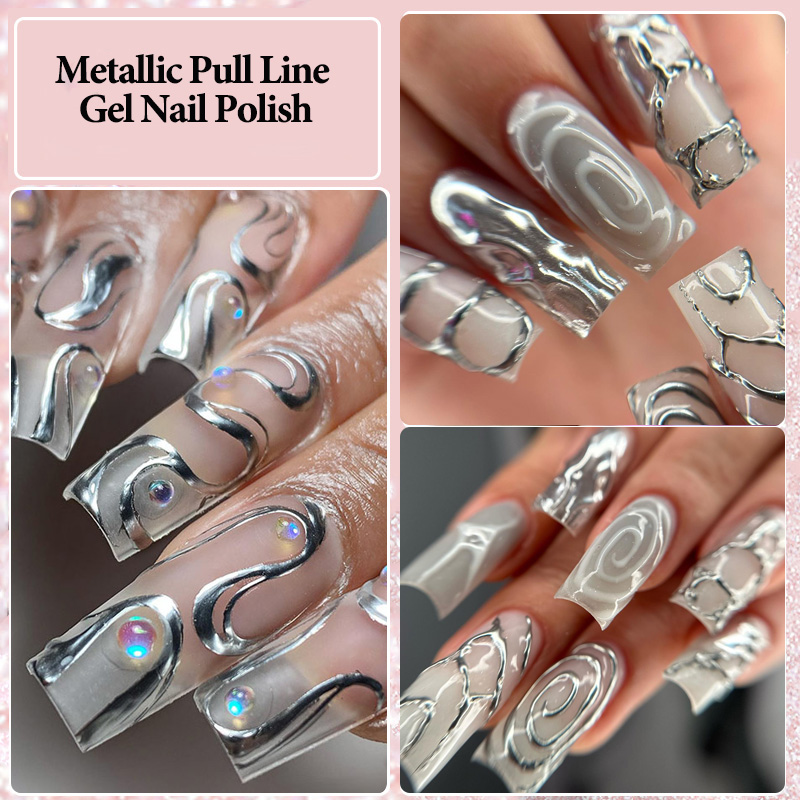 LILYCUTE 5ml 超高輝度メタリックペイントライナー - Nail Art Rose Gold のレビューと価格